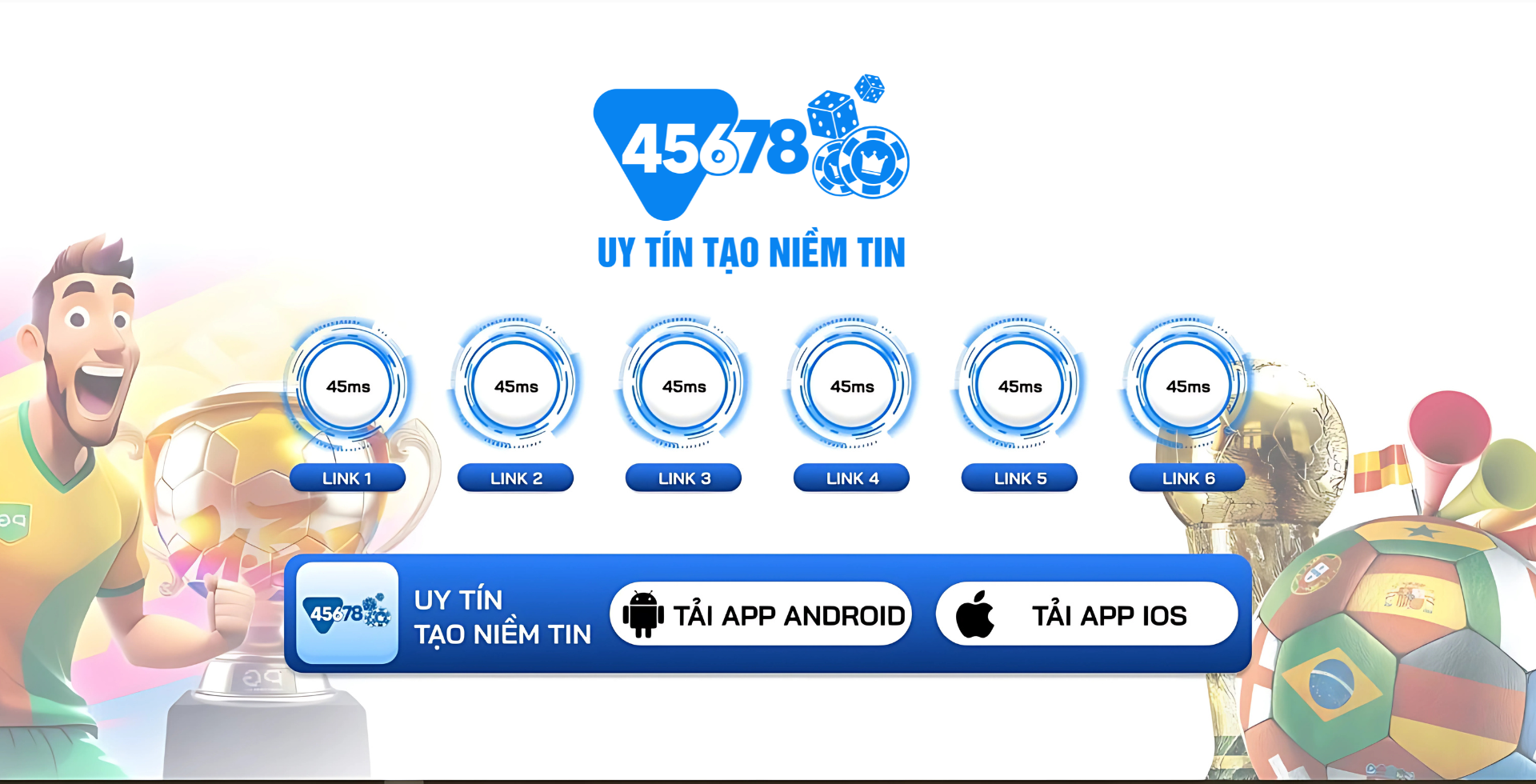 45678 link đăng nhập